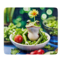 In meinem Salat ist ein Frosch