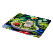 In meinem Salat ist ein Frosch Schneidebrett (Ecke)