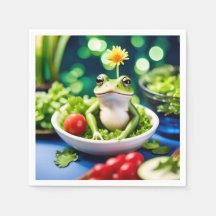 In meinem Salat ist ein Frosch
