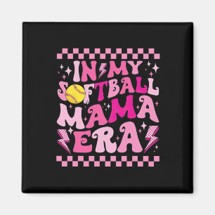 In meinem Softball Mama Era Funny Halloween Family Magnet