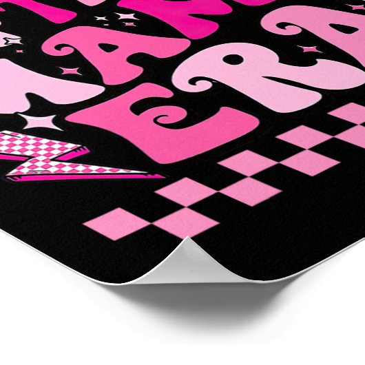 In meinem Softball Mama Era Funny Halloween Family Poster (Ecke)