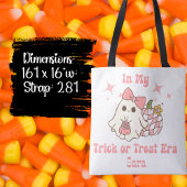 In meinem Trick oder Treat-Zeit Retro Halloween Tasche