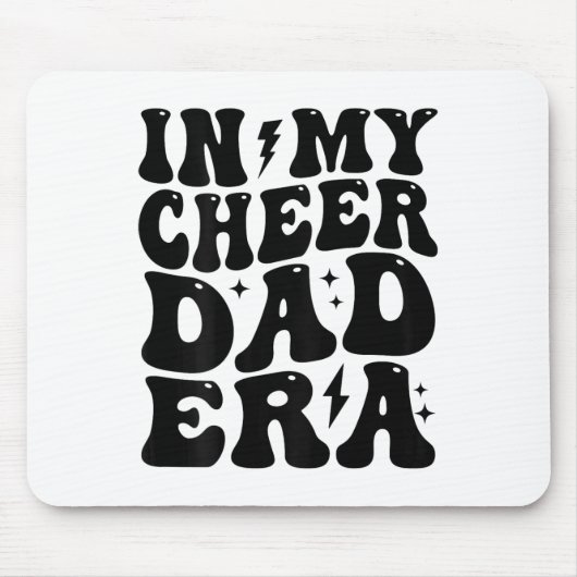 In meinem Vater Era Cheerleading Footbyll Cheerlea Mousepad (Vorne)