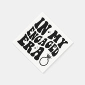 In meinem Verlobten Zeitalter Girl Verlobt Af Brau Serviette (Ecke)