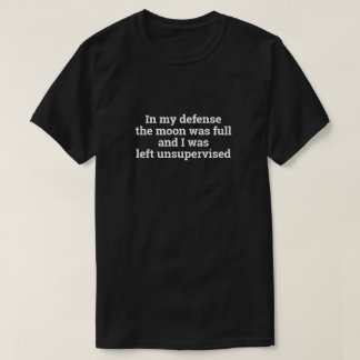 In meinem verteidigungspolitischen T - Shirt