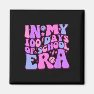 In meinen 100 Tagen der Schule Era Retro Disco 100 Magnet