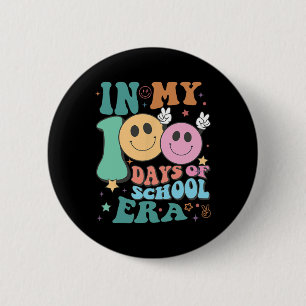 In meinen 100 Tagen Schulalter Lehrer Kinder 100 T Button