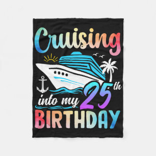 In meinen 25. Geburtstag cruisen 25 Jahre alt Gebu Fleecedecke