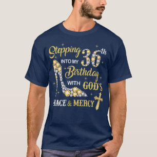 In meinen 36. Geburtstag mit Götter Grace und T-Shirt