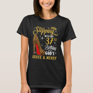 In meinen 37. Geburtstag mit Gottes Gnade und Gnad T-Shirt