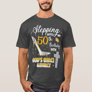 In meinen 50. Geburtstag treten mit Gottes Gnade u T-Shirt