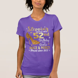 In meinen 52. Geburtstag mit Gottes Gnade treten T-Shirt