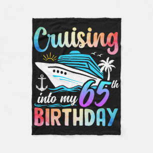 In meinen 65. Geburtstag cruisen 65 Jahre alt Gebu Fleecedecke