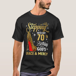 In meinen 70. Geburtstag mit Gottes Gnade und Gnad T-Shirt
