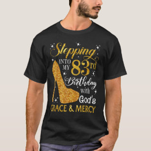 In meinen 83. Geburtstag mit Gottes Gnade und Gnad T-Shirt