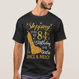 In meinen 84. Geburtstag mit Gottes Gnade und Gnad T-Shirt