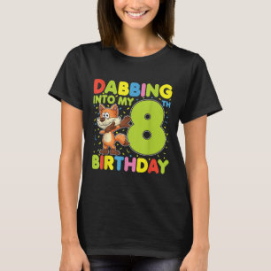 In meinen 8. Geburtstag Dabbing Fuchs Acht Jahre A T-Shirt