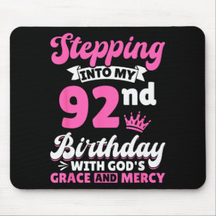 In meinen 92. Geburtstag mit Gottes Gnade und Mousepad