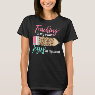 In meinen Adern Jesus in meinem Herzen zu lehren C T-Shirt