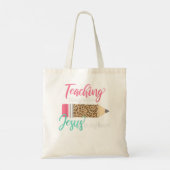 In meinen Adern Jesus in meinem Herzen zu lehren C Tragetasche (Rückseite)