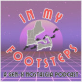 In meinen Fußstapfen Podcast Autoaufkleber 2025 De Aufkleber (Vorderseite)