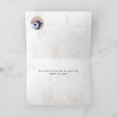 In meinen Gedanken - Sparrow und Matthew 10:31 Karte (Innenseite)