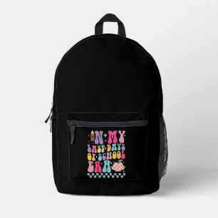 In Meinen Letzten Schultagen Ära Lehrer Leben Groo Bedruckter Rucksack