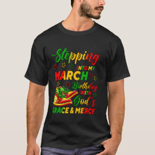 In meinen März-Geburtstag als Afroamerikaner trete T-Shirt