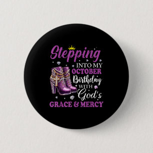 In meinen Oktober-Geburtstag treten mit Gottes Gna Button