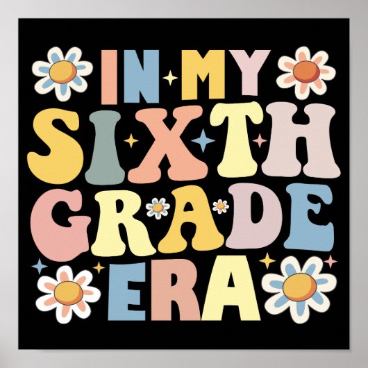 In meiner 6. Klasse zurück zur Schule Poster (Vorne)