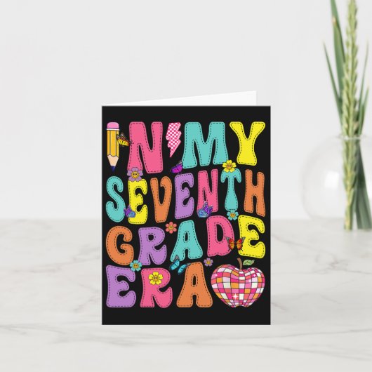 In meiner 7. Klasse Ära 7. Klasse zurück zur Schul Karte (Vorderseite)