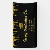 In meiner Abschluss-Ära Abschluss aus schwarzem un Banner (Vertikal)