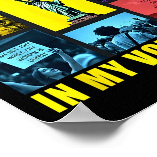 In meiner Abstimmungsstunde Harris Wheimer 2024 zu Poster (Ecke)