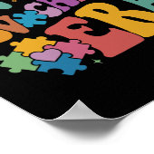 In meiner Advocation Ära Sped Teacher Autismus Bew Poster (Ecke)