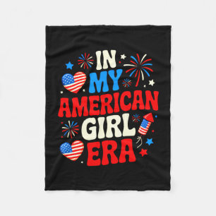 In meiner American Girl-Ära Retro 4. Juli Amerika Fleecedecke