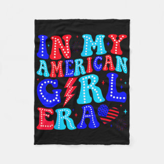 In meiner American Girl-Ära Retro 4. Juli Vierter  Fleecedecke