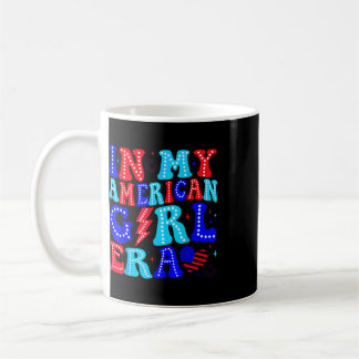 In meiner American Girl-Ära Retro 4. Juli Vierter  Kaffeetasse