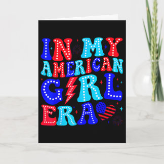 In meiner American Girl Ära Retro 4. Juli Vierter  Karte