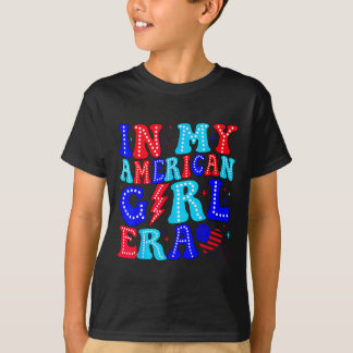 In meiner American Girl-Ära Retro 4. Juli Vierter  T-Shirt