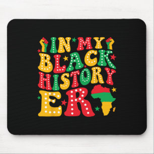 In meiner Ära der schwarzen Geschichte Retro Schwa Mousepad