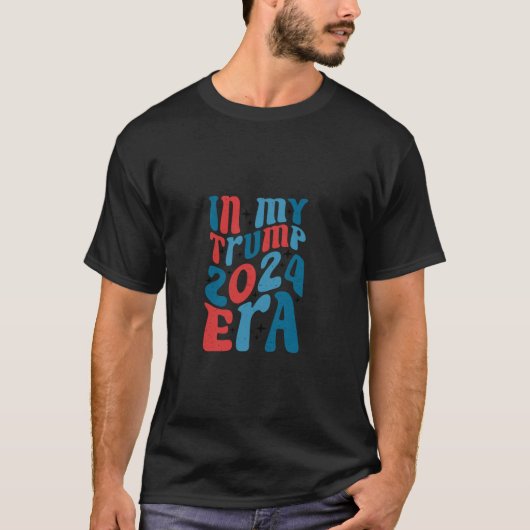 In meiner Ära Trump 2024 nimmt Groovy Amerika zurü T-Shirt (Vorderseite)