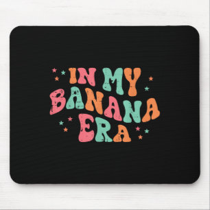 In meiner Bananenzeit Retro Fruit Meme Groovy Männ Mousepad