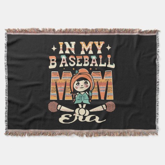 In meiner Baseball-Mama Decke (Vorderseite)