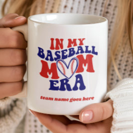 IN MEINER BASEBALL-MAMA ERA VINTAG RETRO TEAM NAME KAFFEETASSE