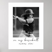 In meiner Baseball-Mama Zeitalter benutzerdefinier Poster (Vorne)