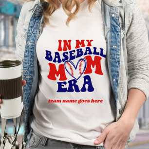 IN MEINER BASEBALL-MOM-ÄRA VINTAGE RETRO TEAMNAME T-Shirt