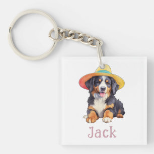In meiner Berner Mama Ära Personalisierte Berner H Schlüsselanhänger