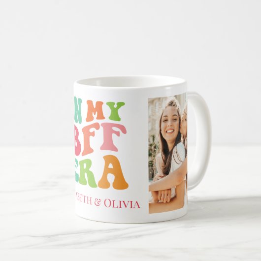 "In meiner BESTE FREUNDIN Zeitalter" Farbenfrohe R Kaffeetasse (VorderseiteRechts)