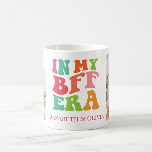 "In meiner BESTE FREUNDIN Zeitalter" Farbenfrohe R Kaffeetasse (Mittel)