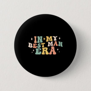 In meiner besten Mann-Ära Bräutigam Hochzeit Jungg Button